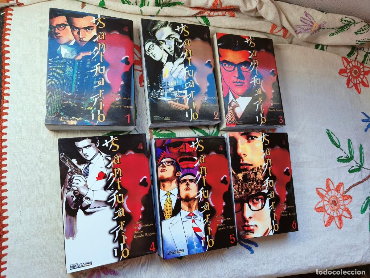 C&oacute;mics: Santuario Completo. Numeros 1 a 6. Syo Fumimura y Ryochi Ikegami. Planeta. Tapa blanda.