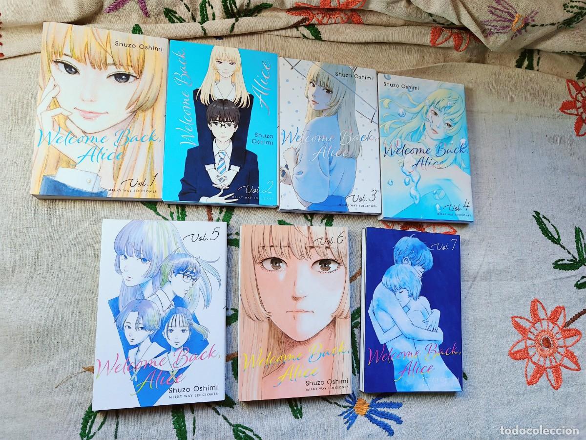 C&oacute;mics: Welcome Back, Alice. Colecci&oacute;n Completa. Tomos 1 a 7. Shuzo Oshimi. Milky Way. Castellano.