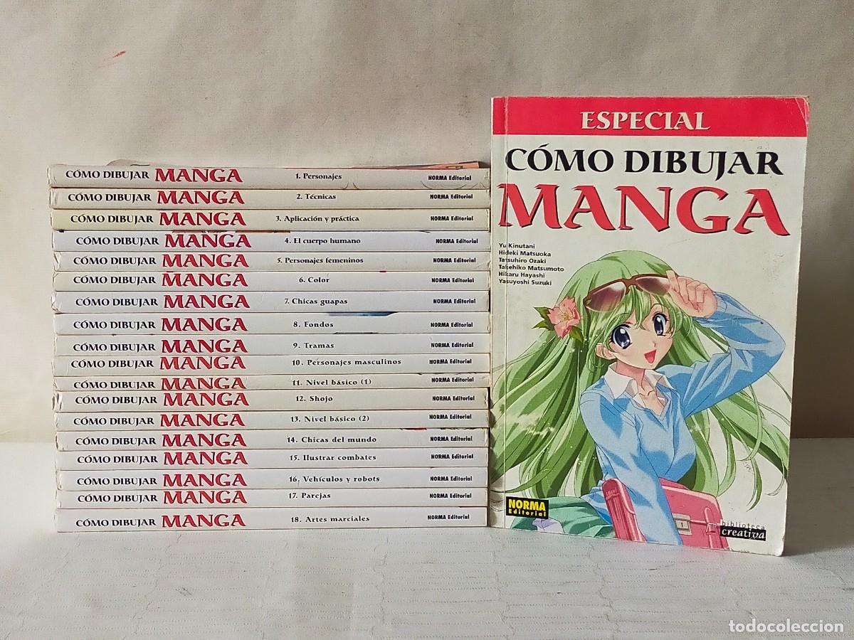 C&oacute;mics: COMO DIBUJAR MANGA - Colecci&oacute;n 18 Tomos (Del 1 al 18) + 1 Especial - Norma Editorial