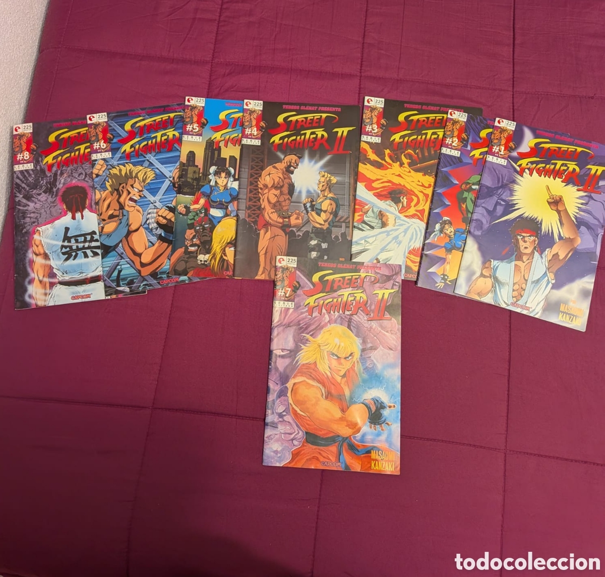 Comics: C&oacute;mic Street Fighter 2 Gl&eacute;nat - Colecci&oacute;n COMPLETA