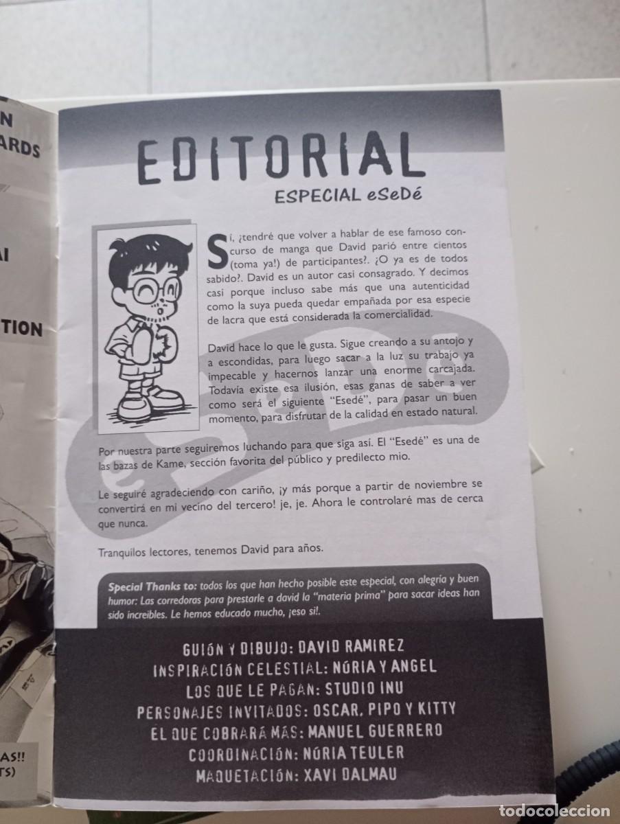 C&oacute;mics: eSeD&eacute; N&ordm; 1. Octubre 1997. David Ram&iacute;rez. Ediciones Kame / Studio Inu. Impecable. - Foto 5