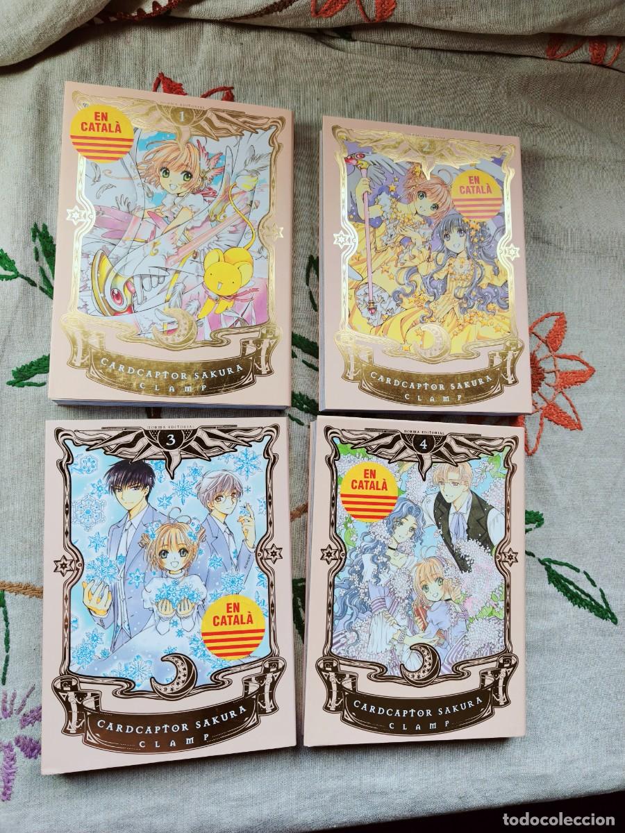 Comics: Cardcaptor Sakura. Completa. Tomos 1 a 4. Clamp. Norma. Catal&aacute;n. Tapa blanda.
