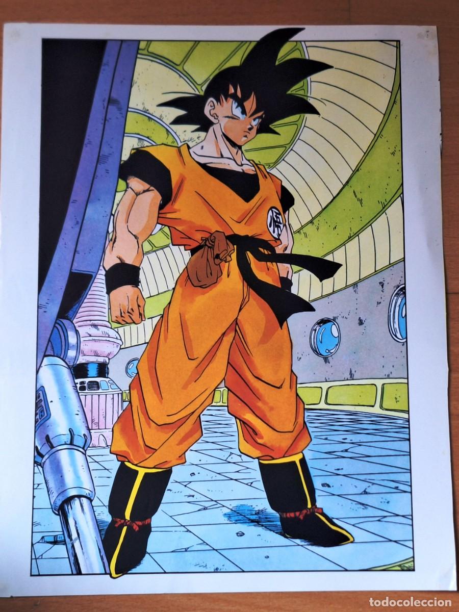 C&oacute;mics: CARTEL /LAMINA MANGA DIBUJOS DRAGON BALL - DOBLE CARA 28X22 -