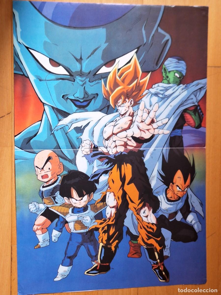 Cartel /Lamina Manga Grande Dibujos Dragon Ball - Doble Cara 54 X 42