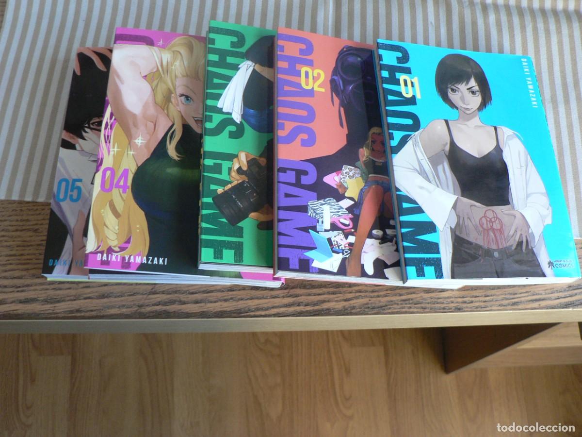 C&oacute;mics: COLECCION COMPLETA CHAOS GAME 5 UNIDADES - Foto 1