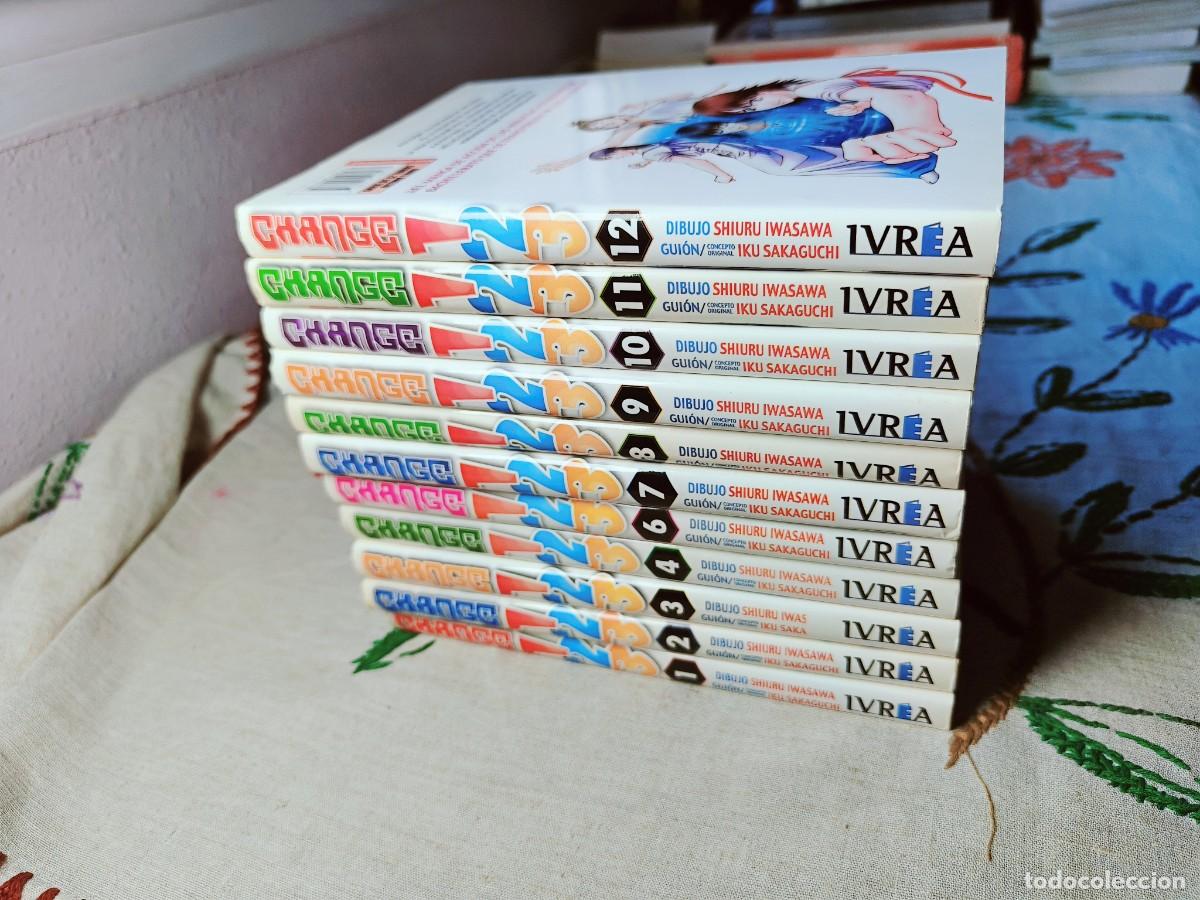 C&oacute;mics: Change 123. Casi completa. Tomos 1 a 4, 6 a 12. Shiuru Iwasawa. Ivrea. Castellano