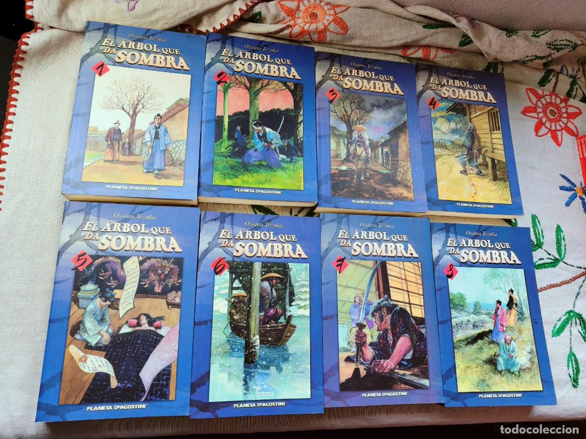 C&oacute;mics: El &Aacute;rbol que da Sombra. Colecci&oacute;n Completa. Tomos 1 a 8. Osamu Tezuka. Planeta.