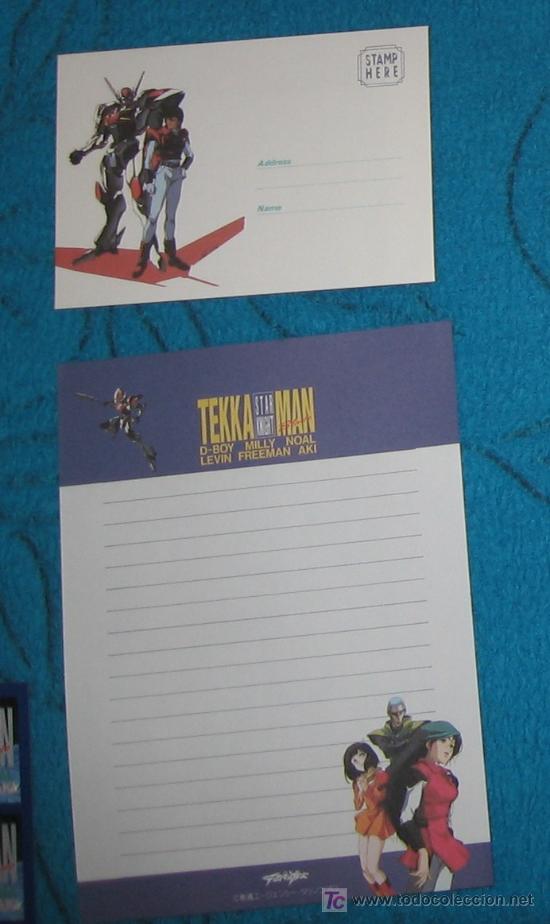 C&oacute;mics: TEKKAMAN LETTER SET SOBRE Y HOJA - Foto 1