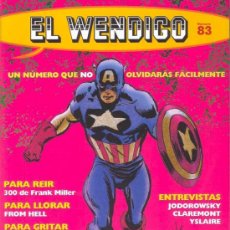 Cómics: REVISTA EL WENDIGO NUMERO 83 (F. MILLER, A. MOORE, JODOROWSKY)). Lote 32368295