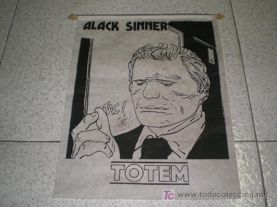 C&oacute;mics: BANDERIN ALACK SINNER - MIDE:  30 X 40CM. - Foto 1