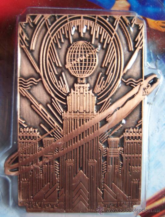 C&oacute;mics: Placa art dec&oacute; de Metr&oacute;polis. La ciudad de Superman. Edificio del Daily Planet - Foto 1