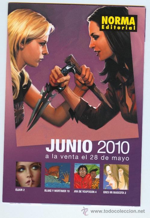 C&oacute;mics: Folleto publicitario ** NORMA EDITORIAL COMICS ** JUNIO 2010 - Foto 1