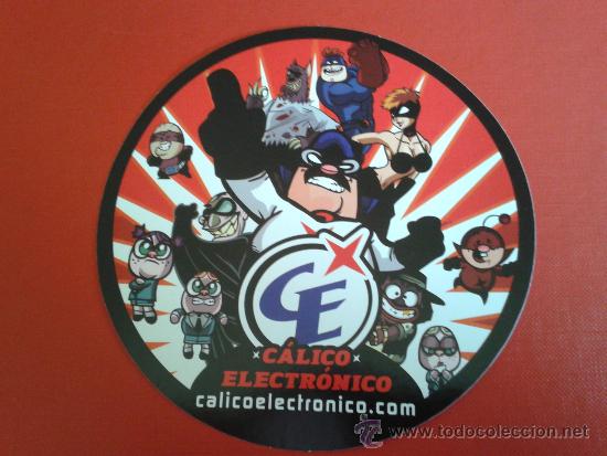 C&oacute;mics: Adhesivo pegatina C&aacute;lico electr&oacute;nico - Foto 1