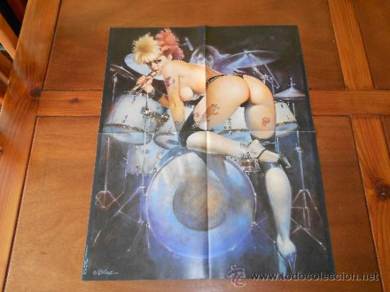 C&oacute;mics: POSTER DE COMIC ZONA 84, BLAS GALLEGO 1987 - Foto 1