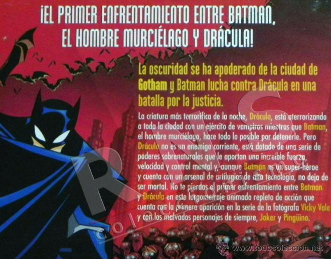 dvd batman contra drácula - película dibujos an - Compra venta en  todocoleccion
