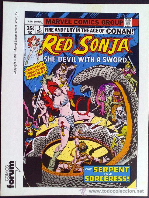 C&oacute;mics: Red Sonja postal forum - Foto 1
