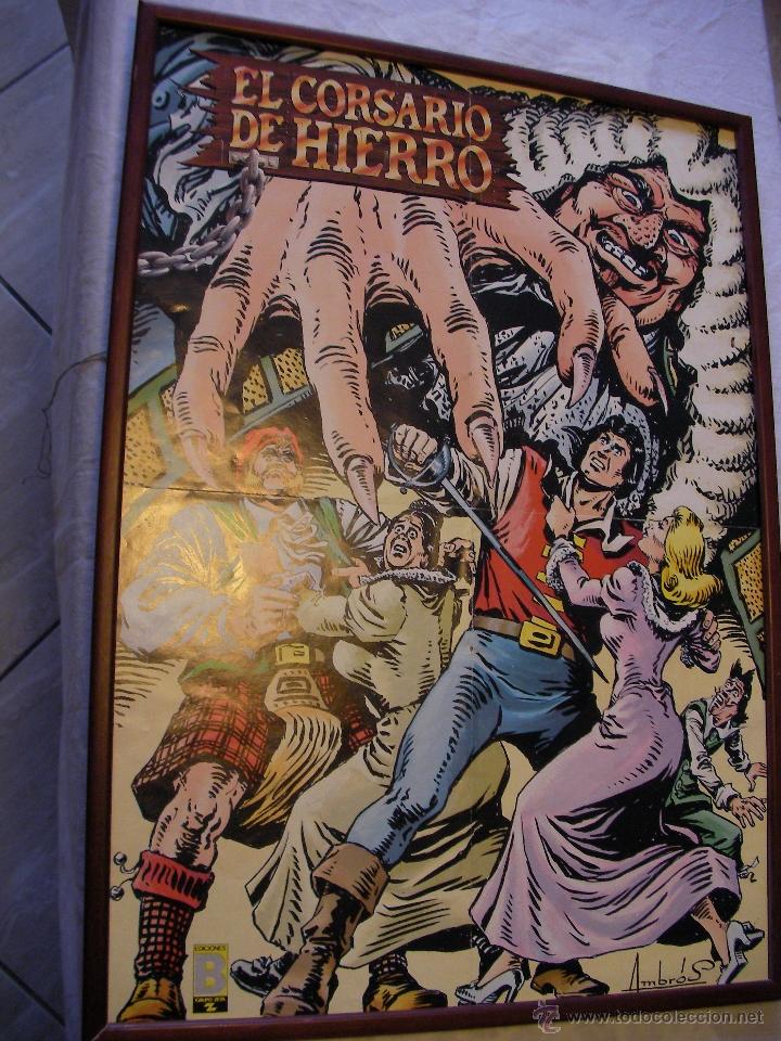 C&oacute;mics: POSTER DE EL COMISARIO DE HIERRO - ENMARCADO - Foto 1