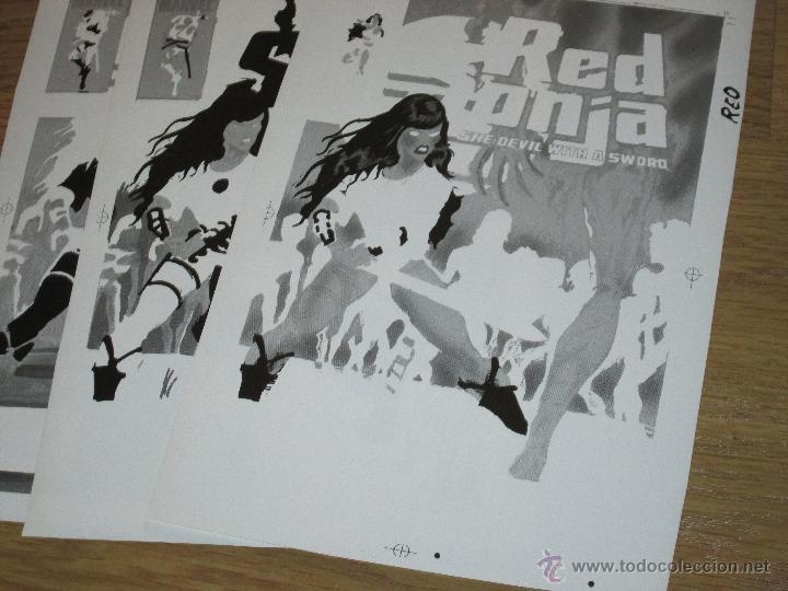 C&oacute;mics: RED SONJA PRUEBAS DE IMPRESION ---EDICION EN ESPA&Ntilde;OL - Foto 2