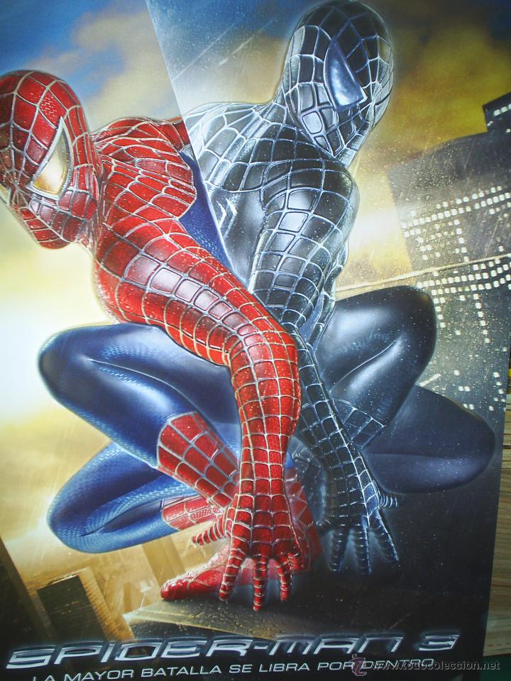 C&oacute;mics: Poster Spiderman 3 en relieve 100 x 70 - Foto 1