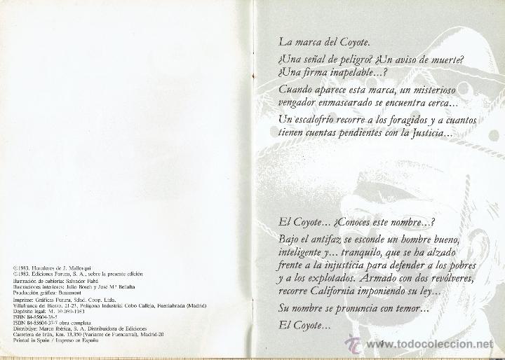 C&oacute;mics: GUIA COLECCIONABLE EL COYOTE N&ordm; 0-EDICIONES ESTE. - Foto 2
