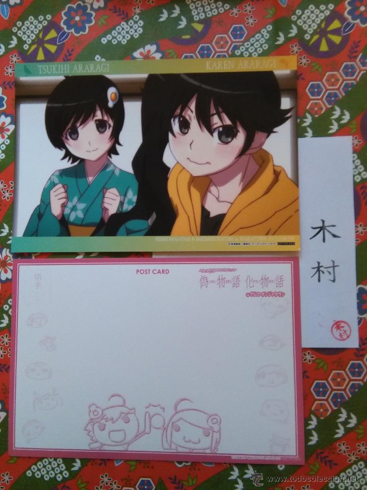 C&oacute;mics: NISEMONOGATARI BAKEMONOGATARI NAMCO POSTCARD - Foto 1