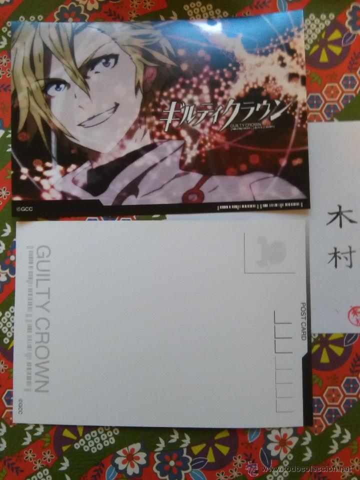 C&oacute;mics: GUILTY CROWN MANGA ANIME POSTCARD - Foto 1
