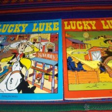 Cómics: RECORTABLE LUCKY LUKE EL RANCHO Y LA CIUDAD. TIMUN MAS 1985. NUEVOS DIFÍCILES. REGALO LIBRO MÁSCARAS