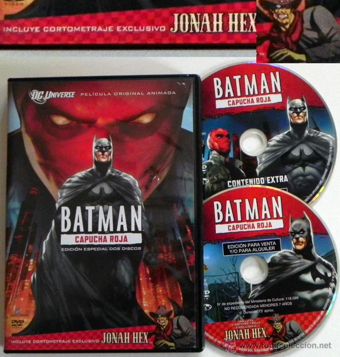 dvd batman capucha roja edición especial superh - Compra venta en  todocoleccion