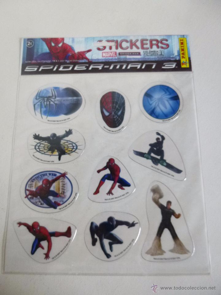 C&oacute;mics: LOTE DE PEGATINAS SPIDERMAN - Foto 2