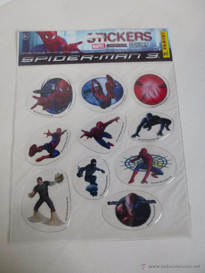 C&oacute;mics: LOTE DE PEGATINAS SPIDERMAN - Foto 3