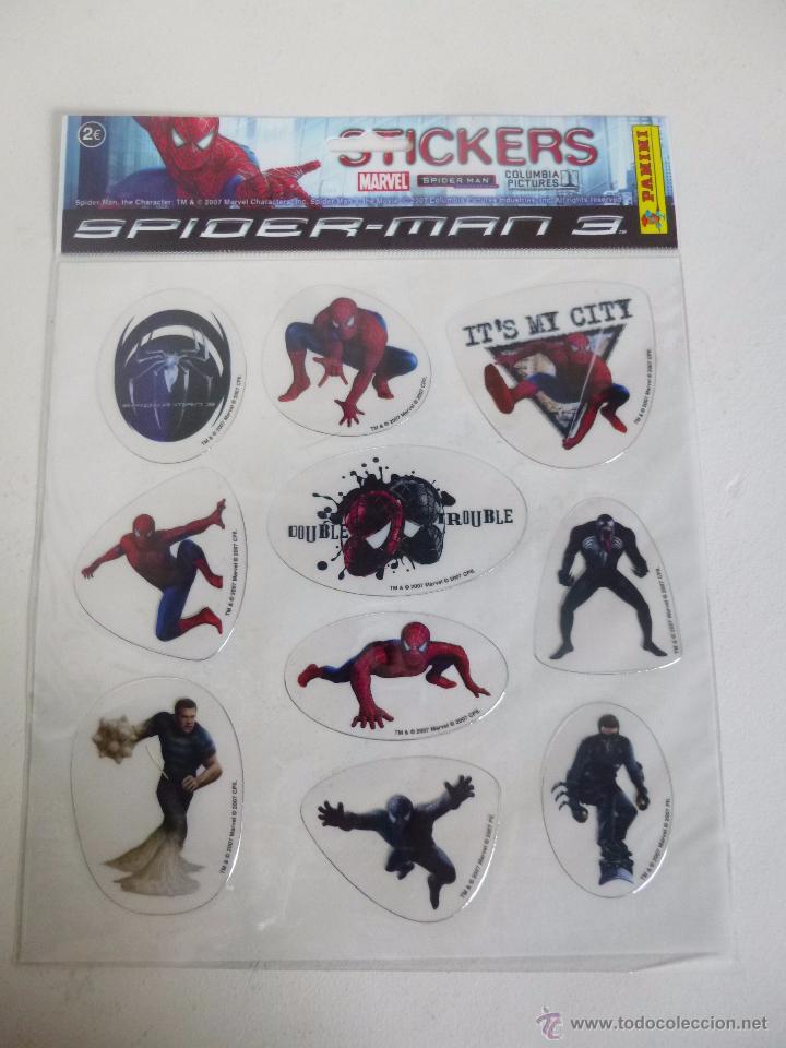 C&oacute;mics: LOTE DE PEGATINAS SPIDERMAN - Foto 4