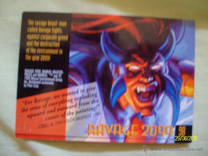 C&oacute;mics: TRADING CARD MARVEL MASTERPIECES N&ordm; 98 RAVAGE 2099 - Foto 2