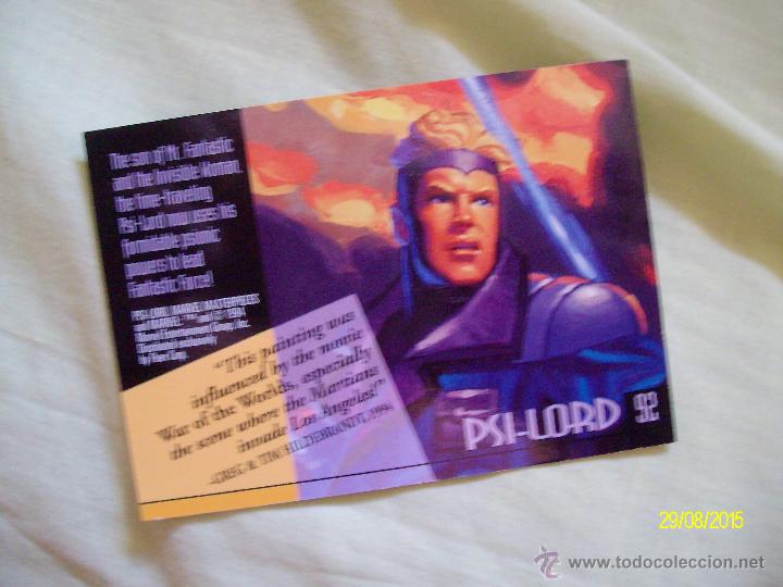C&oacute;mics: TRADING CARD PSI LORD MARVEL MASTERPIECES N&ordm; 92 - Foto 2