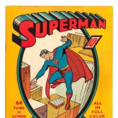 Cómics: SUPER MAN. LÁMINA CARTEL DEL COMIC. 45 X 32 CMS.. Lote 51137132