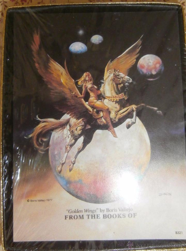 C&oacute;mics: ALAS DE ORO  (de  BORIS VALLEJO) . 30 ex-libris - Foto 1