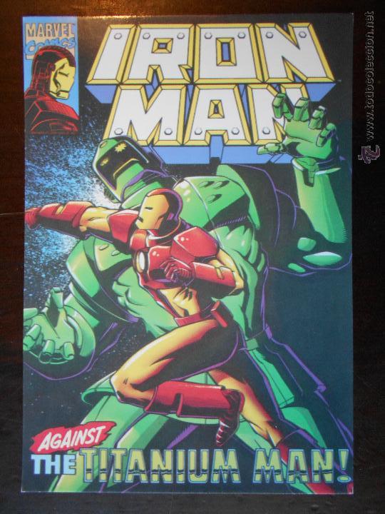 C&oacute;mics: TARJETA POSTAL IRON MAN (7C) - Foto 1