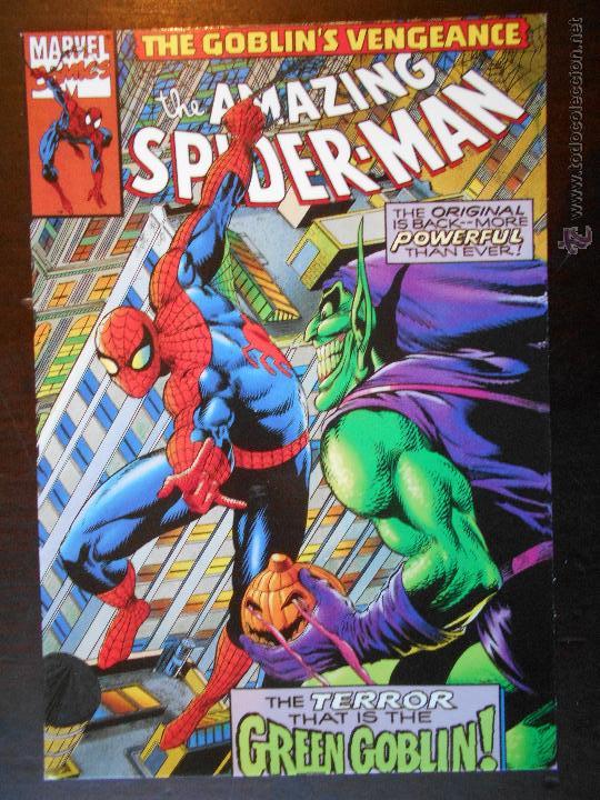 Comics: TARJETA POSTAL THE AMAZING SPIDER-MAN - SPIDERMAN - DUENDE VERDE (7C)