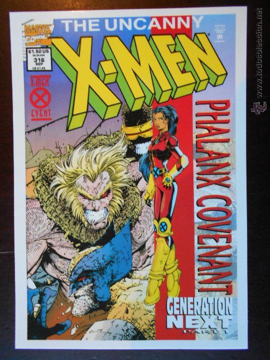 C&oacute;mics: TARJETA POSTAL THE UNCANNY X-MEN (7C) - Foto 1