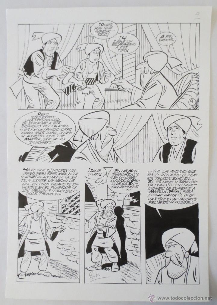 C&oacute;mics: PAGINA ORIGINAL DE CARRILLO CARR AUTOR EL CAPIT&Aacute;N PANTERA - Foto 1