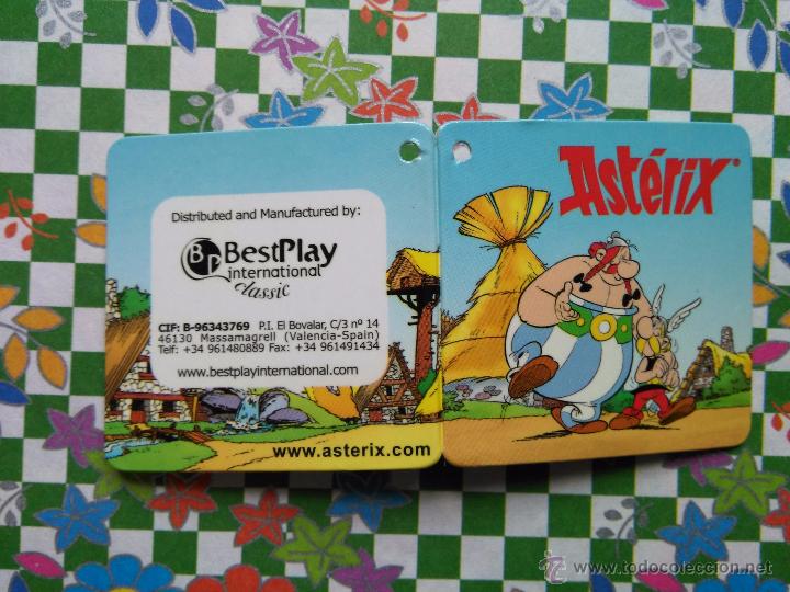 C&oacute;mics: asterix  tarjeta etiqueta - Foto 1