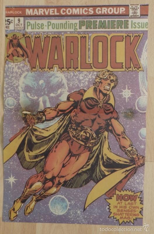 C&oacute;mics: POSTER WARLOCK, MARVEL COMIC GROUP,215X340MM - Foto 1