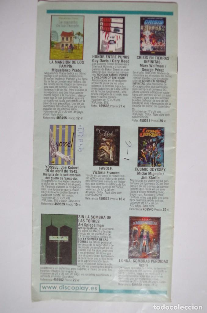 C&oacute;mics: CATALOGO DE COMIC N&ordm; 5 DISCOPLAY A&Ntilde;O 2005 - Foto 2