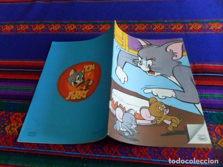 C&oacute;mics: CUADERNO MILIMETRADO SIN USO TOM Y JERRY MARCA SAM. 1981. - Foto 1