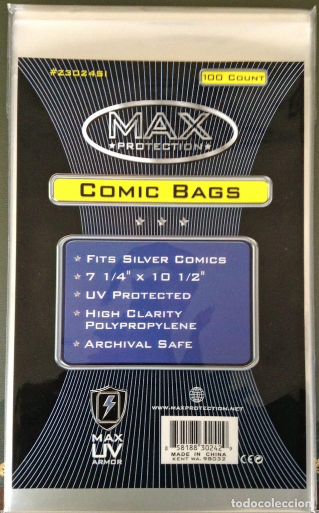 C&oacute;mics: 100 SILVER COMICS BAGS. - Foto 1
