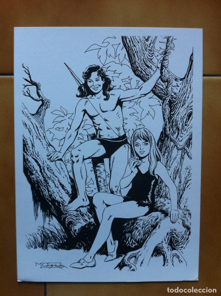 C&oacute;mics: POSTAL DE M. QUESADA - 21X16CMS - Foto 1