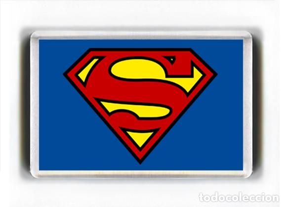 C&oacute;mics: IMAN ACRILICO NEVERA - COMIC SUPERHEROES SUPERMAN - Foto 1