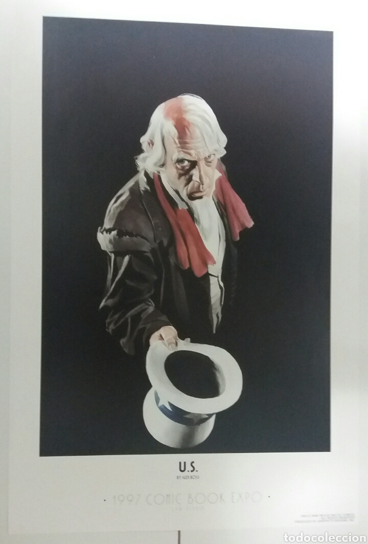 C&oacute;mics: Alex Ross US (Uncle Sam) litografia SDCC97 - Foto 1