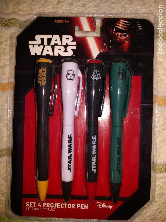 C&oacute;mics: Set 4 bolis Star Wars con proyector de luz - Foto 1
