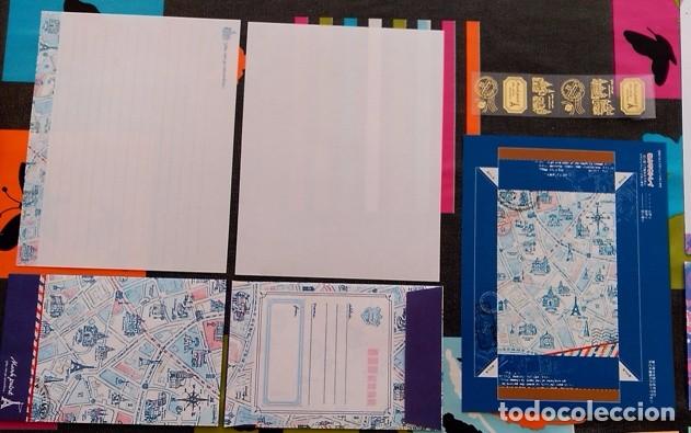 C&oacute;mics: paris NOTE LETTER 1 SHEET 1 envelope stickers seals - Foto 1