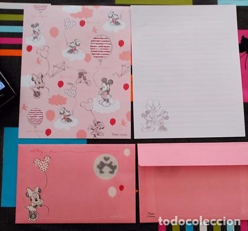 C&oacute;mics: disney minnie mouse   NOTE  LETTER  1 SHEET 1 ENVELOPE - Foto 1